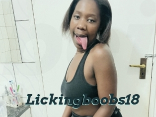 Lickingboobs18